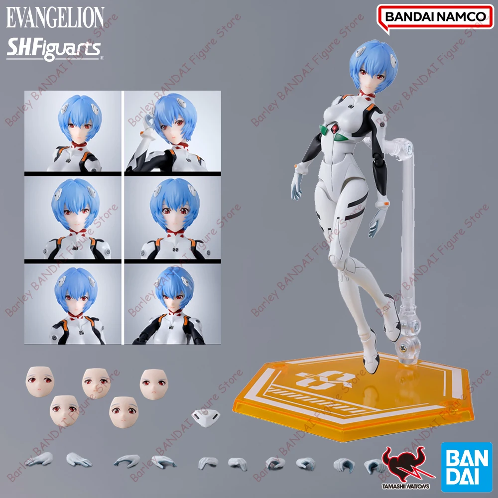 Auf Lager Original BANDAI Evangelion S.H.Figuarts REI AYANAMI Anime Action Figure Sammlung Modell Spielzeug Urlaub Geschenke Für Kinder