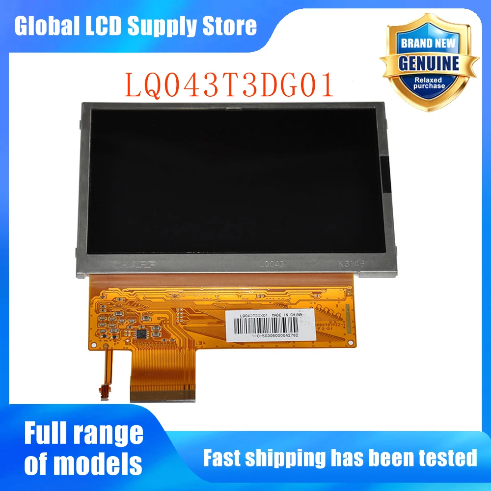 LQ043T3DG01 4.3 Inch 480*272 TFT-LCD Display Screen Panel Original for 67 Pins Brand New Fully Tested