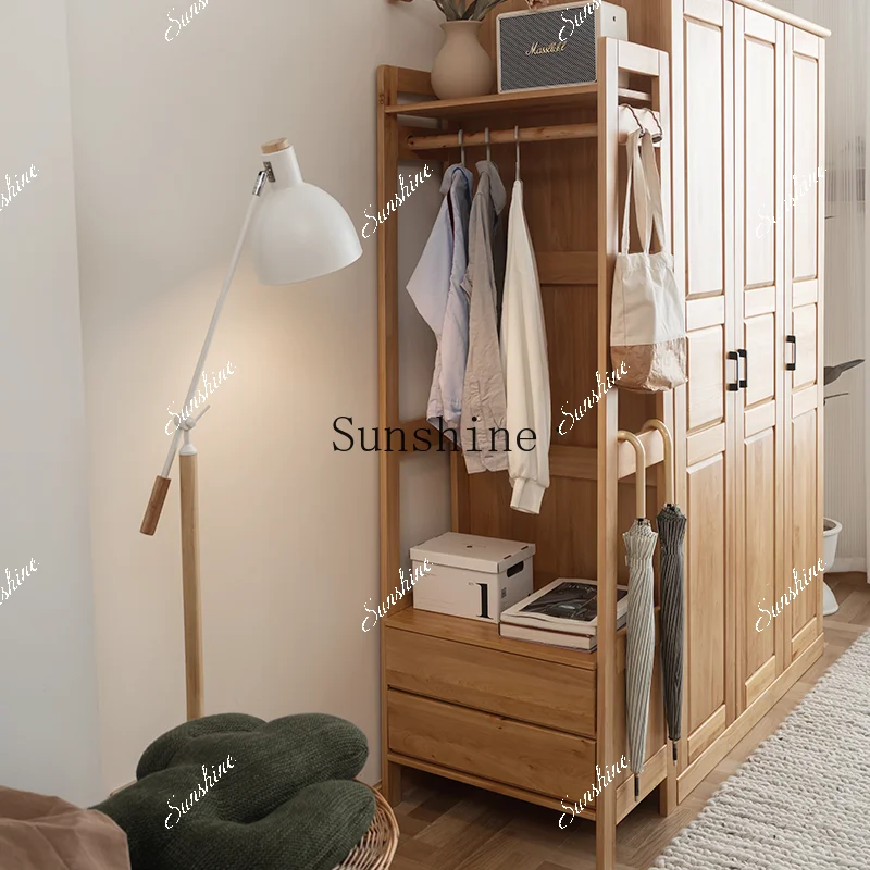 shoe change stool, bedside table, integrated bedroom, open floor-to-ceiling hanging clothes, household entrance furniture  FT