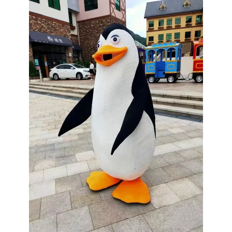 Cosplay pingüino personaje de dibujos animados disfraz de mascota ceremonia publicitaria vestido de lujo fiesta de cumpleaños Animal carnaval realizar accesorios M