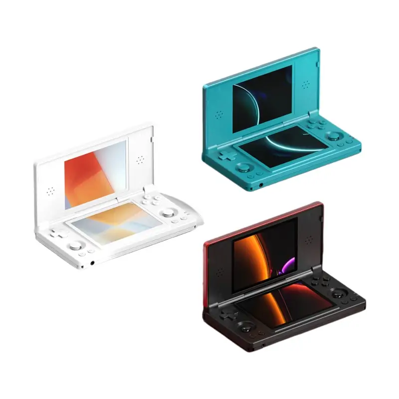 Anbernic RG DS Console de jogos portátil 4 "IPS Tela dupla Android 4000mAh Flip Video Games Player suporta RixelHK Wifi Streaming