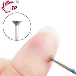 TP Cuticle Clean Carbide Nail Drill Bit Diamond Rotary Burrs Glue Overflow Removal Electric Nail File For Manicure Pedicure Tool