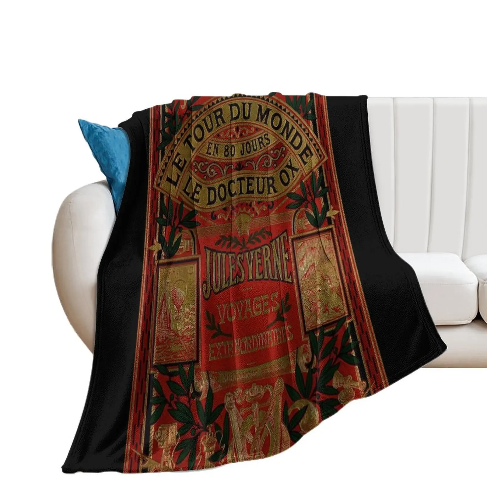 Jules Verne Around The World In Eighty Days Throw Blanket halloween Bed Fashionable Quilt Flannels Blankets