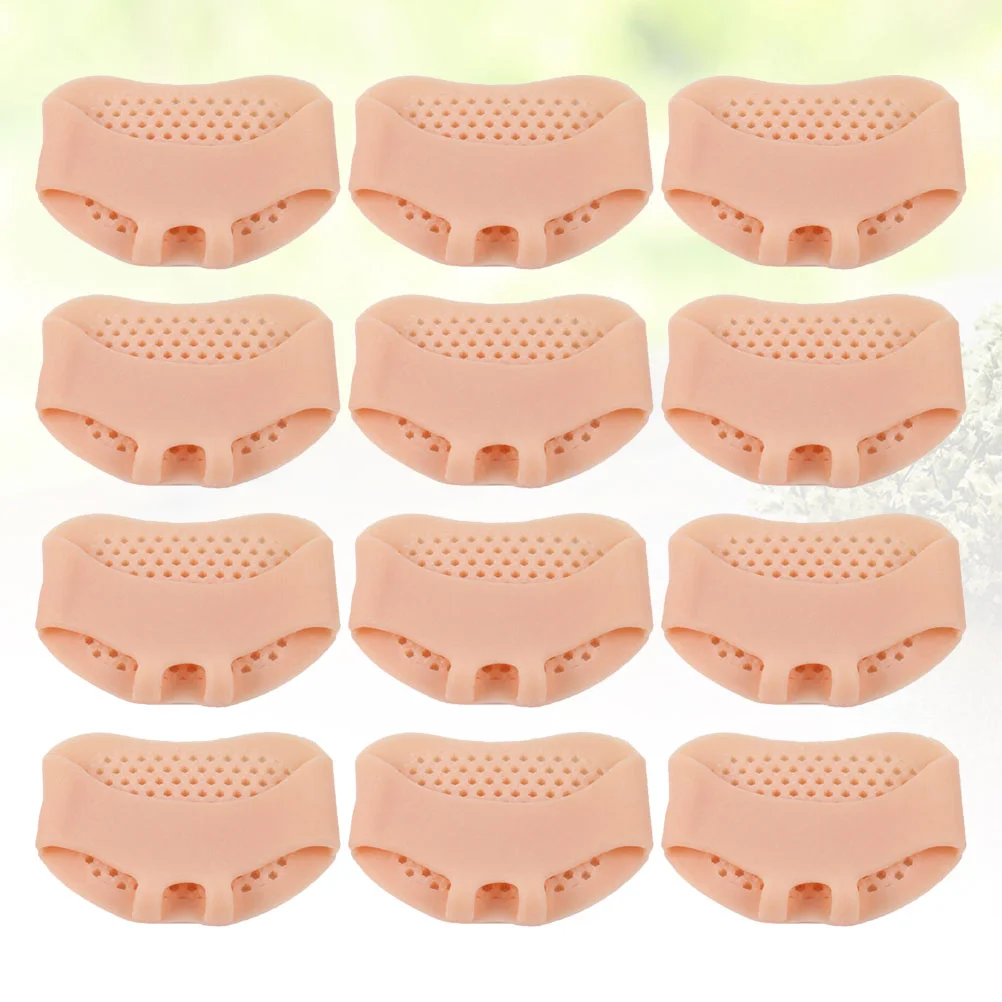 

12 Pcs Pad Heel Heeled Loafers for Women Metatarsal Foot Pads Forefoot Toe Insoles Separators High Heels