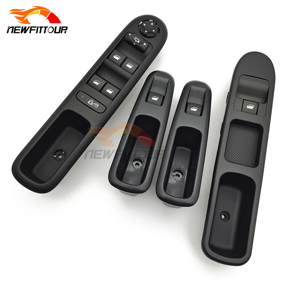 4Pcs/Set Power Window Control Switch Window Lifter Switch Button For Peugeot 3008 2009 - 2016