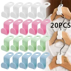 Mini Hanger Clothes Wardrobe Connector Hangers Save Space Hook Up Cascading Plastic Coat Organizer Clothing Storage Home Racks
