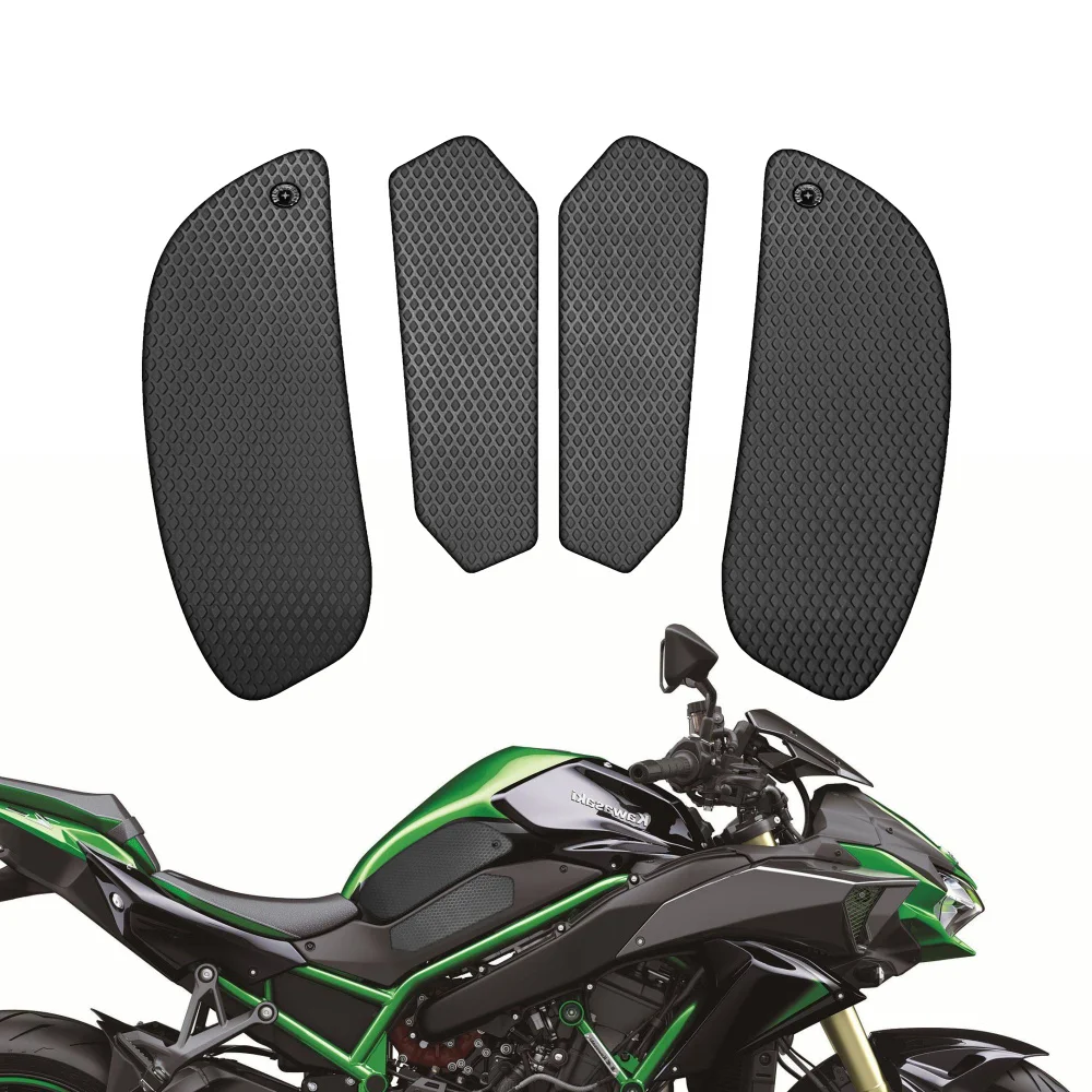 Motorcycle Tank Traction Pad Anti Slip Sticker Gas Knee Grip Protector For Kawasaki ZH2 Z-H2 Hypernaked 2020 to 2024 2025