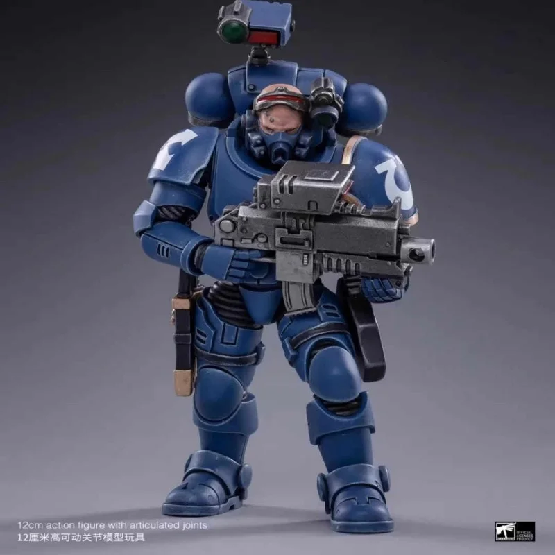Joytoy Dark Source Warhammer 40k المتطرفة المحارب 1:18 مقياس تحصيل عمل الشكل المحمول الغازي الجندي لتزيين التيار المتناوب/G