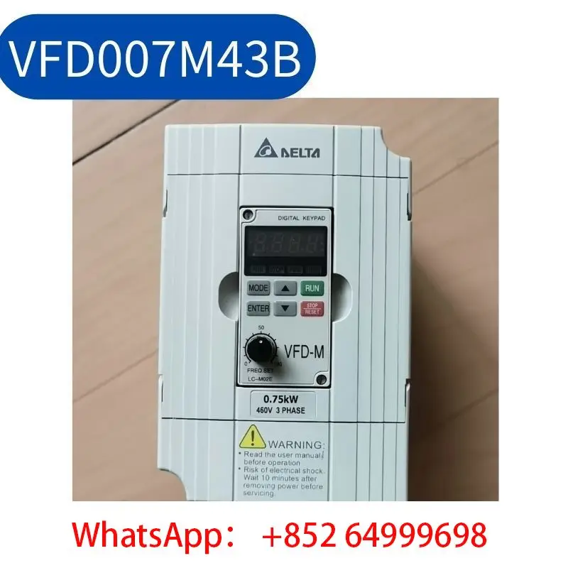 

second-hand inverter VFD007M43B 380V 0.75KW tested ok