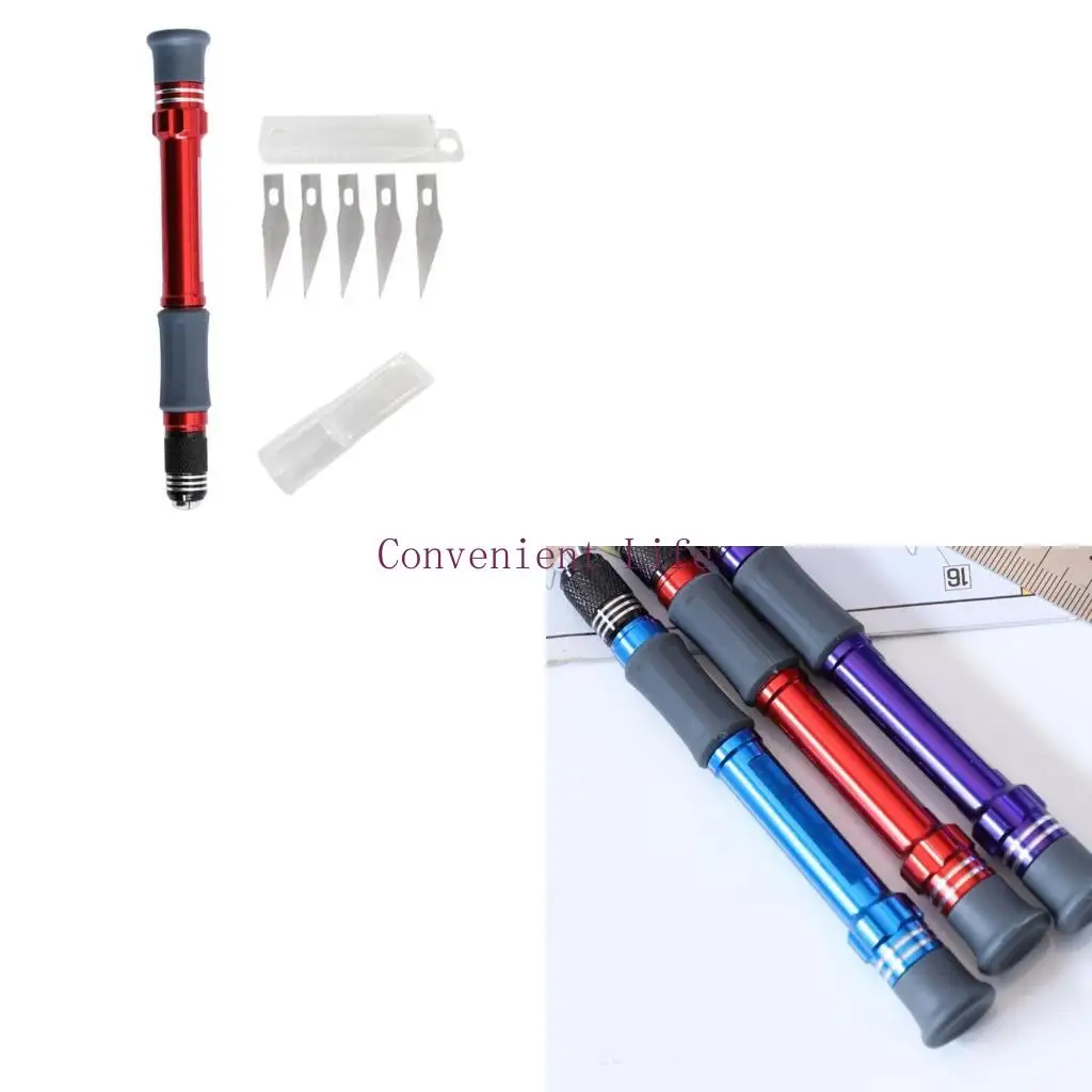 

L1EE Craft Carving Cutter with 5Pcs Cutter Craft Cutter Cutting Set Art Cutter for Craft