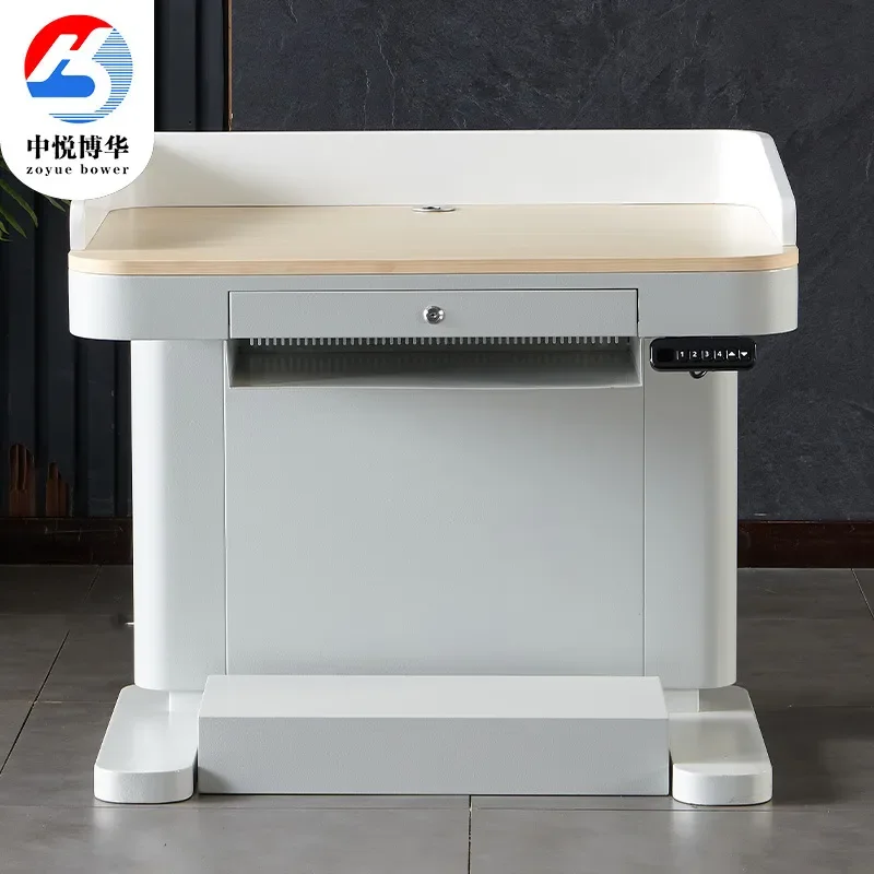 for Electric Lifting Multimedia Podium Teacher Lecture Table Speech Desk Simple Modern Reception Consultation Table