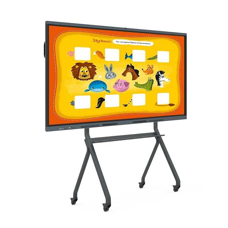 HUSHIDA 65 Inch Lcd Led Multi Touch Screen Interactive Flat Panel Display Monitor Smart Board For School