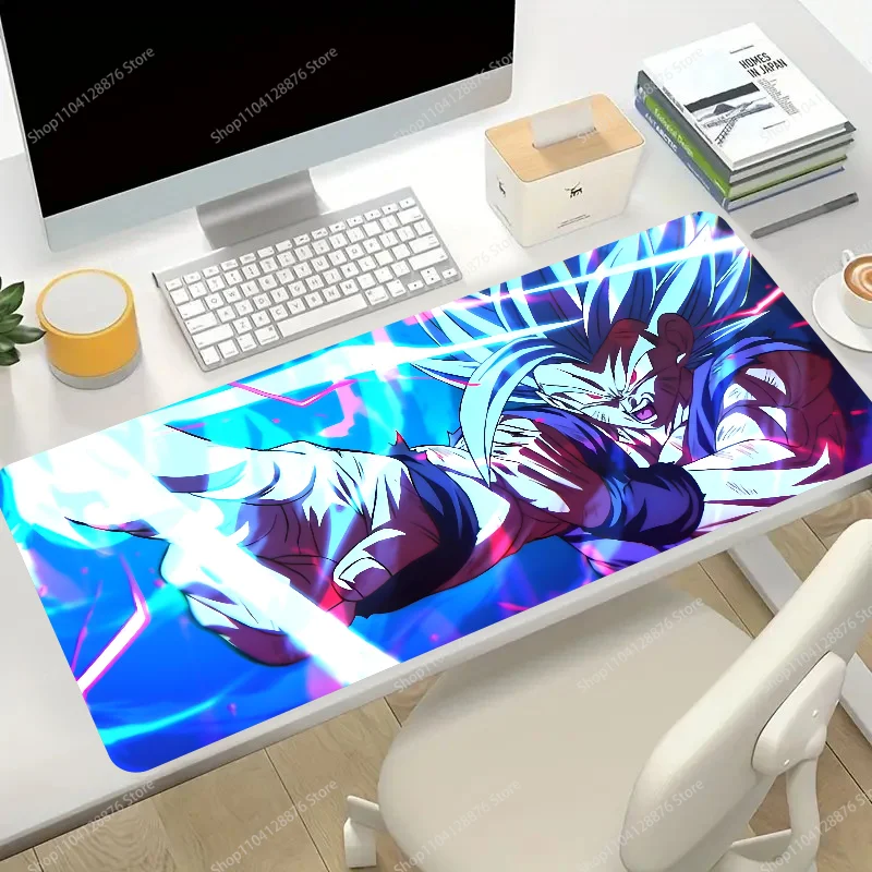 1pc hot sutra anime Silver Goku Non-slip Mouse Pad Suitable For Office Computers Laptops E-sports Game Desk Mats XXL Keyboard