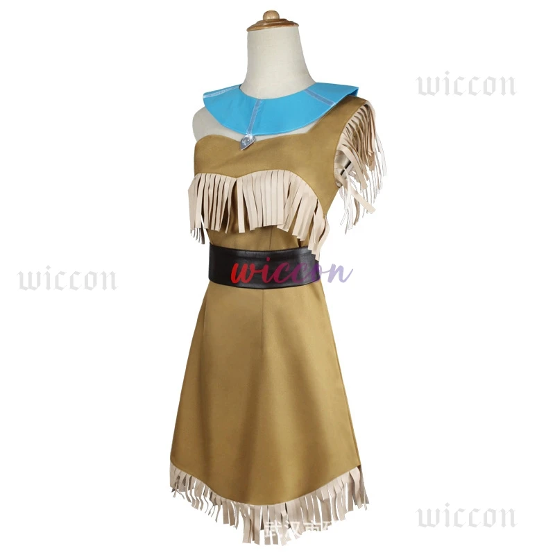 

CosplayAvatar The Last Airbender Toph Bengfang Pocahontas Cosplay Costume Kleidung Indische Prinzessin Dress Set For Women Hallo