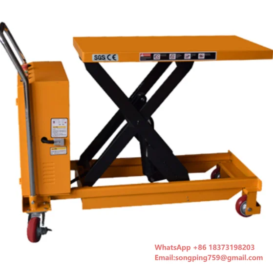 Lift Table for Factory Warehouse Office Mini Hydraulic Lifting Machine 1000Kg Hand Manual Small Lift Work Platform
