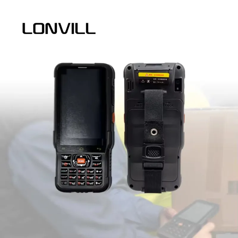 LONVILL PDA Android Murah untuk Inventaris, Pemindai Barcode, Survei, Terminal Pengumpul Data 2.4g/5g