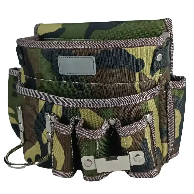 1Pcs Hardware Tool Bags Oxford Cloth Multifunctional Waist Bag Suitable For Woodworking Electricians Maintenance And Decoration