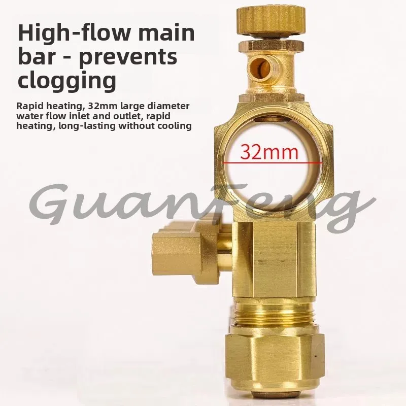 All - Copper Thickened High - Flow Floor Heating Manifold Brass Explosion - Proof