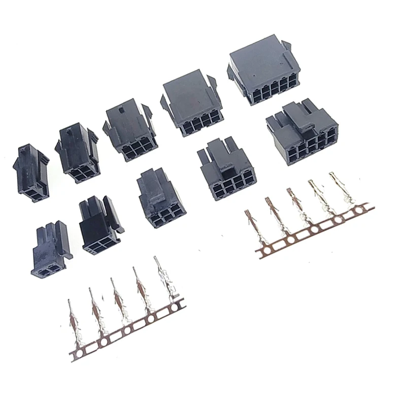 

3.0mm Spacing Mx 3.0mm Connector Black Double Row Male Shell/Female Shell/Straight/Curved Needle/Terminal Set Plug-in Socket