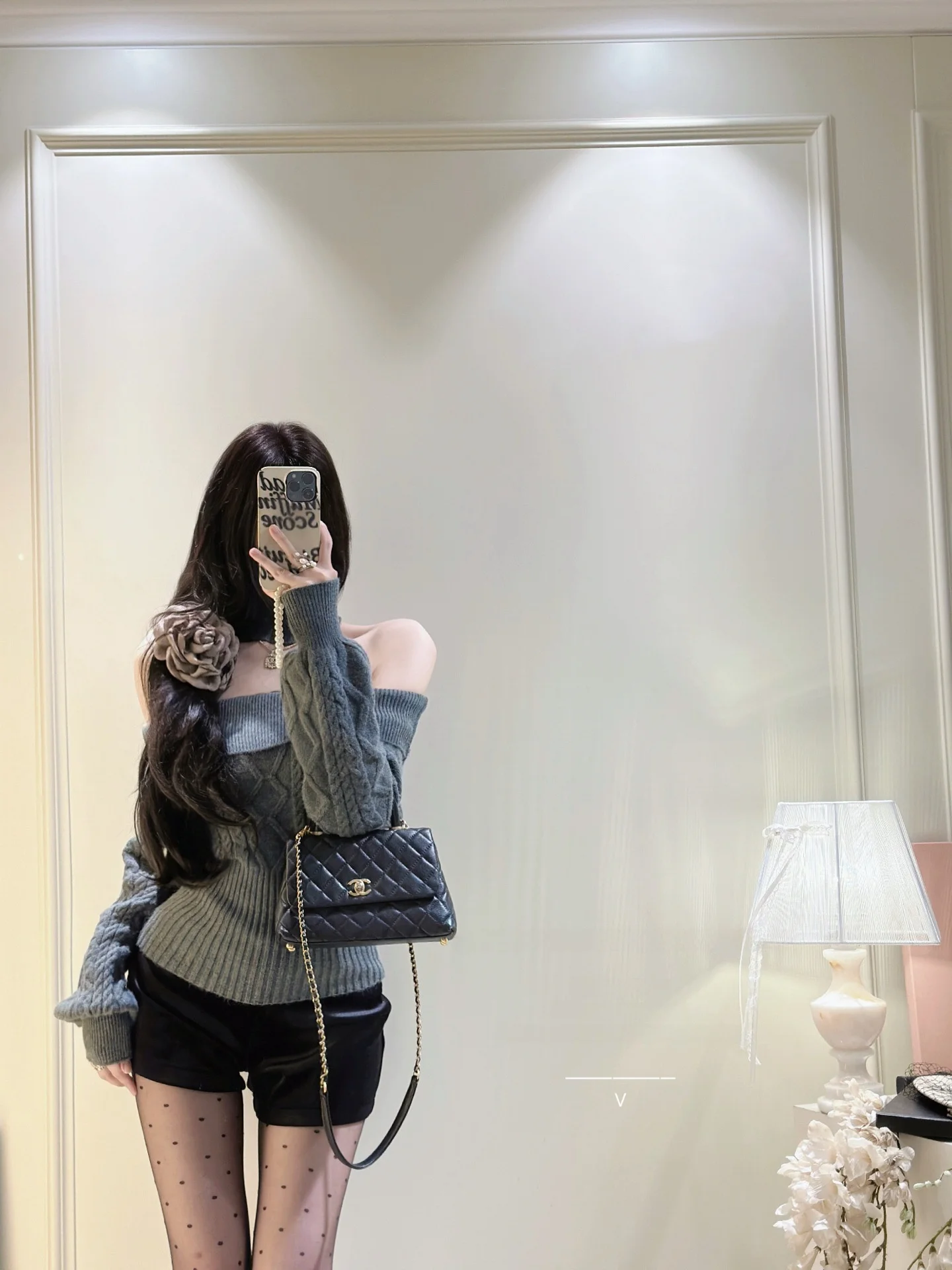 

Winter Love Song, корейский мягкий вязаный свитер с высокой талией, комплект для похудения, женский модный романтический комплект из двух предметов...