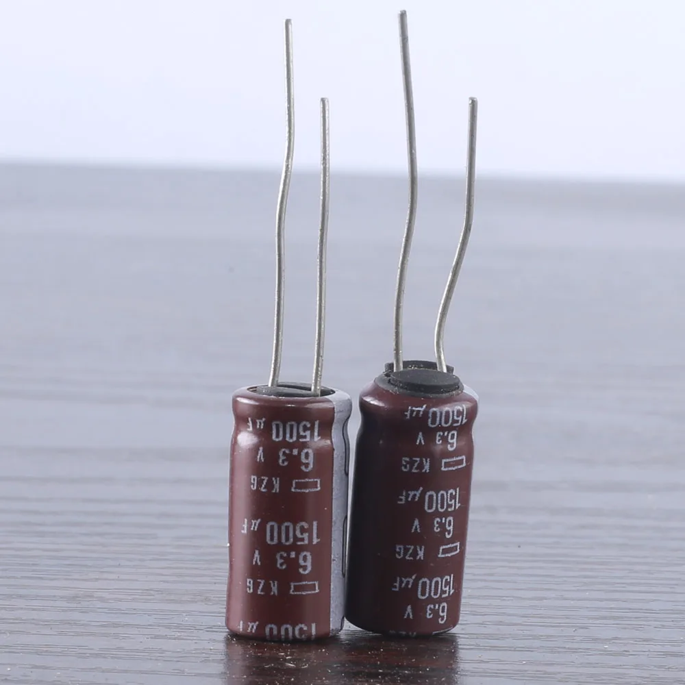 50pcs NCC Nippon Chemi-Con KZG 1500mfd 6.3v 1500uf electrolytic Capacitor 105 degrees