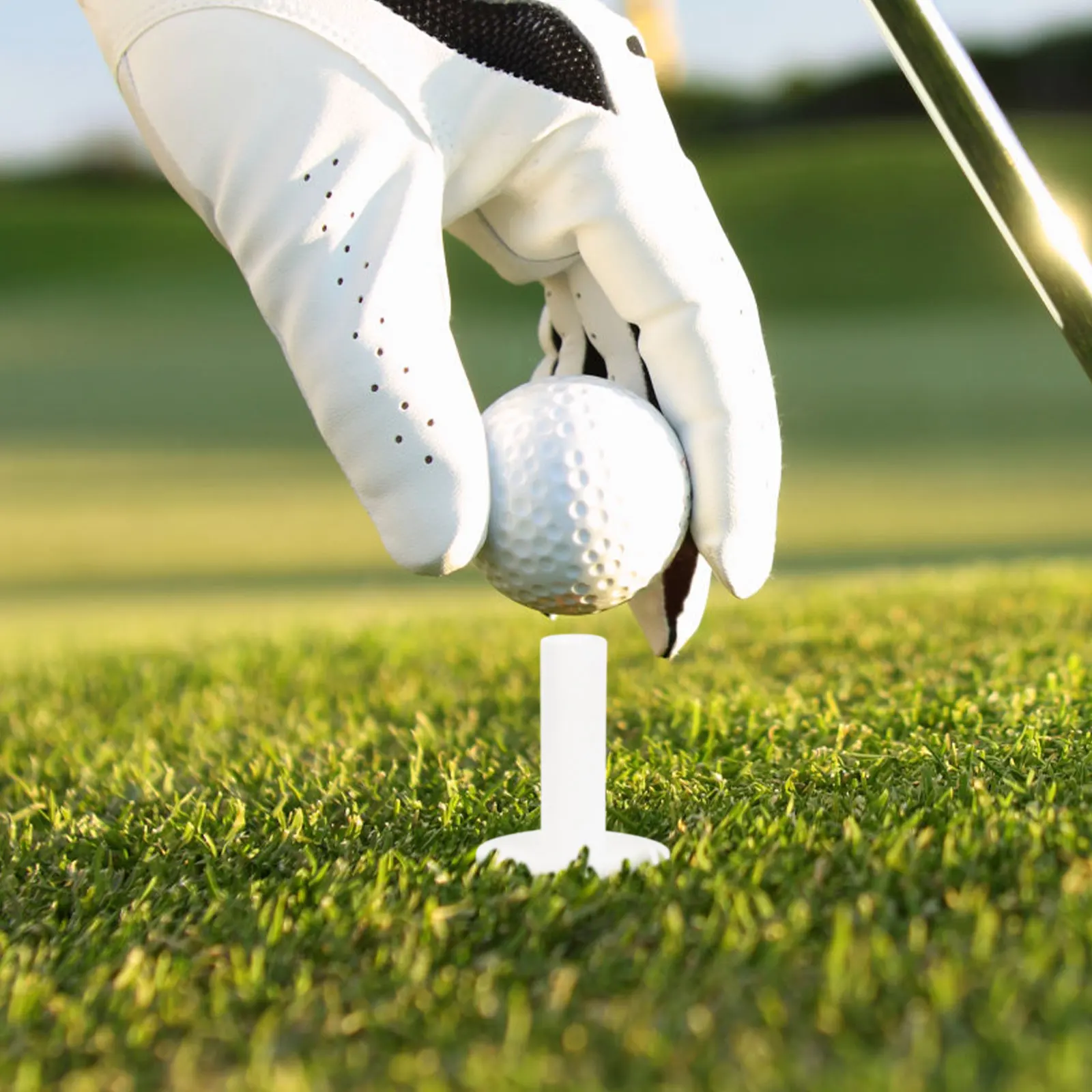 

Golf Tee Holders Professional Driving Range Practice Mat Tees Ball Golfs Supplies Silicone Flexible Reusable Durable