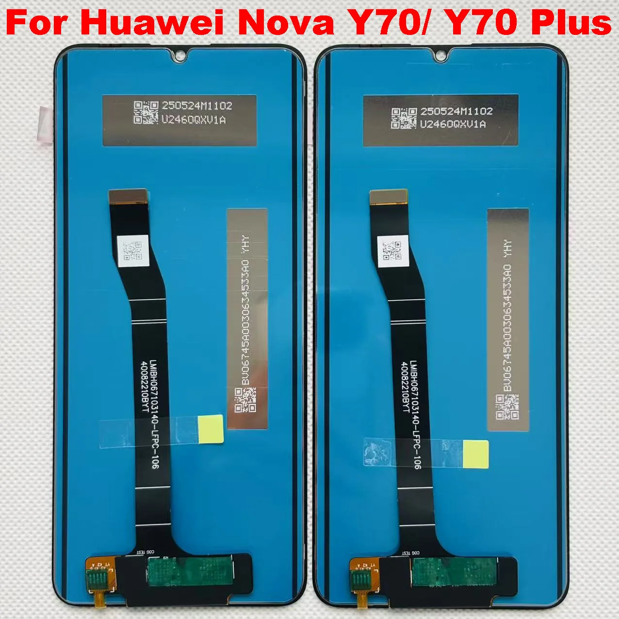 

6,75 "для Huawei Nova Y70 ЖК-дисплей с сенсорным экраном и рамкой в сборе с дигитайзером для Nova Y70 Plus, замена дисплея, ремонт