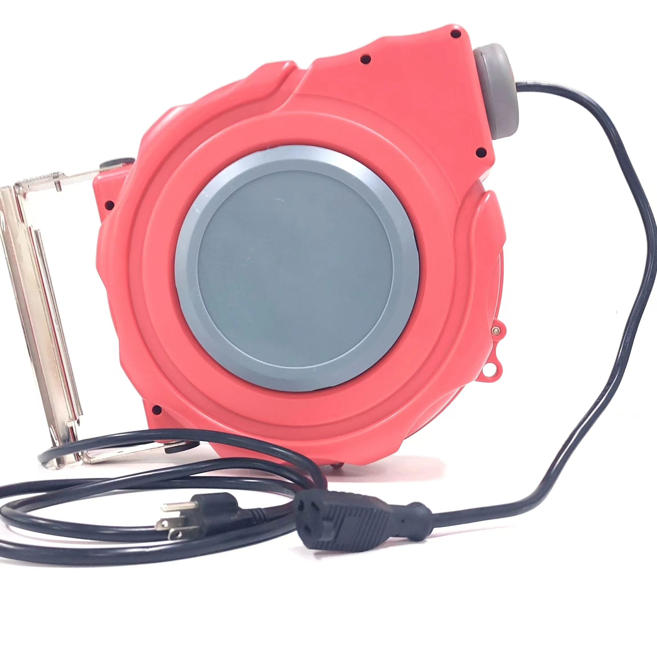 

15 Meter Length Wall Ceiling Mount Retractable Cat5e Cat6 Ethernet Cable Reel Auto-rewind Spring Return Cable Reel with Rack