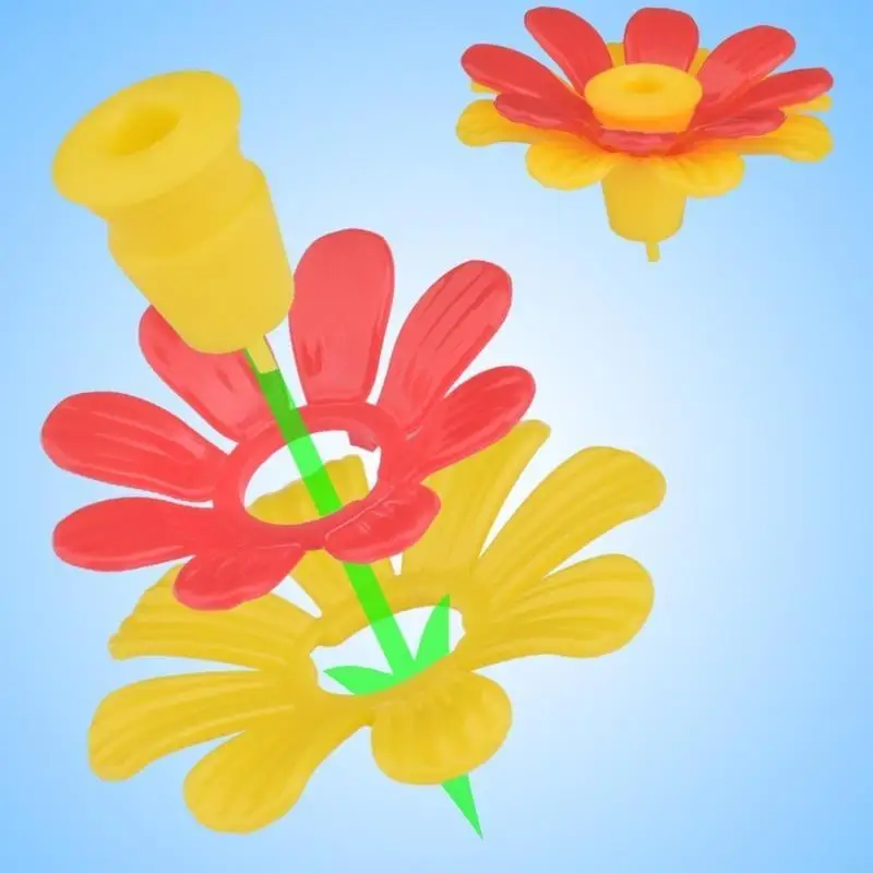 

9/30pcs Colorful Replacement Flowers for Hummingbird Feeders Watering Jar Outlet