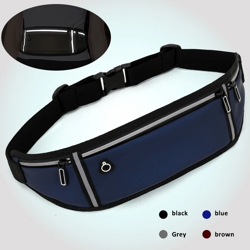

Unisex Waist Fanny Bag Men Women Adjustable Belt Bags Outdoor Sports Bag Lightweight Pouch Waist Bag Fanny Pouch Crossbody Bag