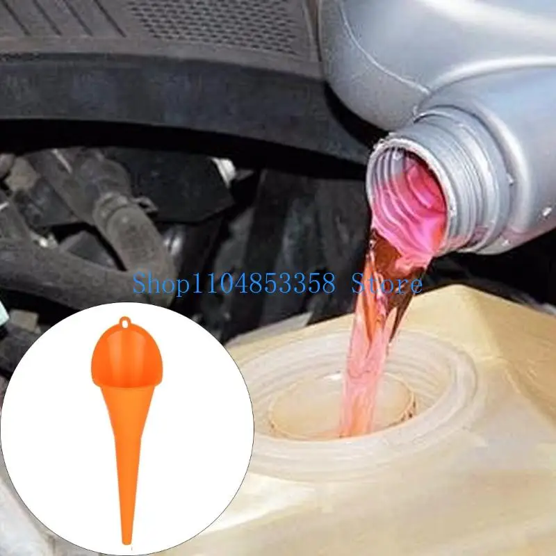 652F Leak Proof Long Neck Vehicle  With Angled Effusion For Engine Fluid Refilling In Tight Spaces And Narrow Openings