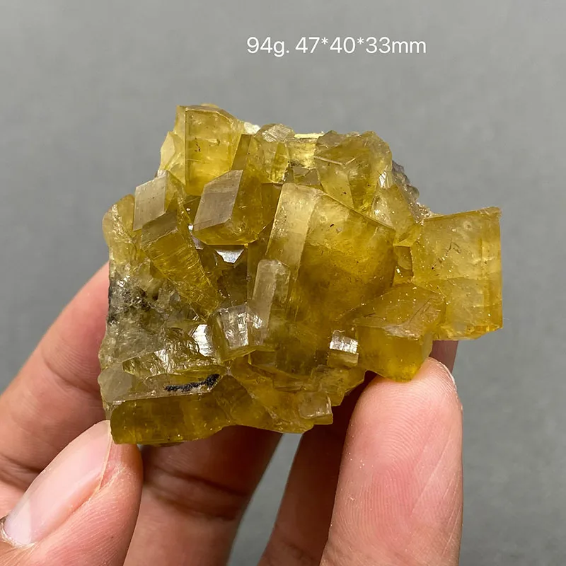 100% natural Big yellow Large crystal barite and fluorite rough mineral specimen healing crystal gem Home decorations collect - Image 5