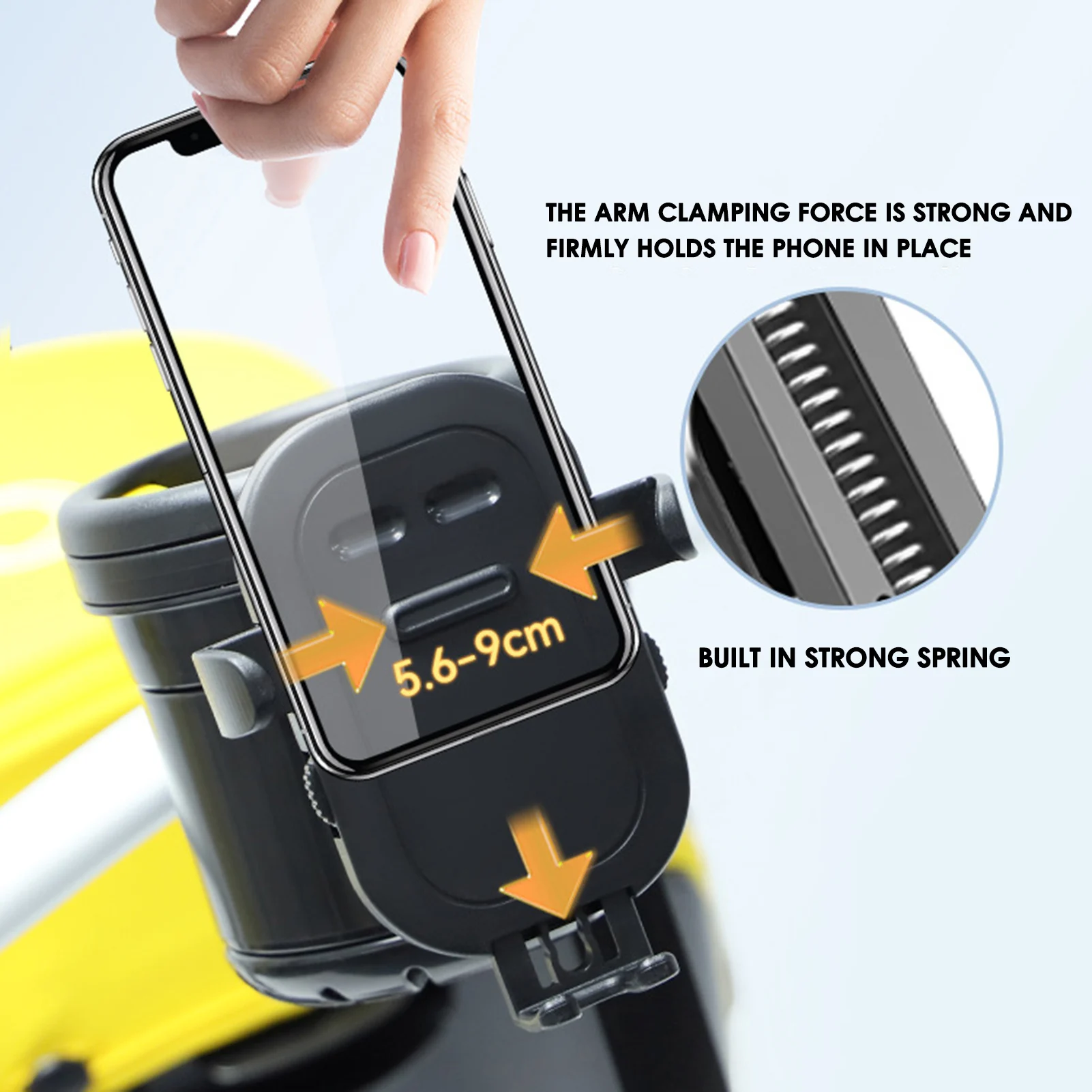 دراجة عربة طفل حامل الكأس جبل زجاجة ماء سلة التخزين الملحقات لآباء ركوب الدراجات