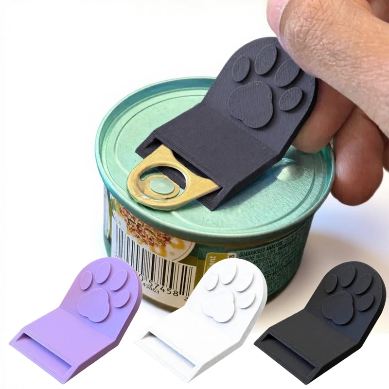 1-3pc Food Can Opener Pet Cat Food Bottle Opener Non-Slip Reusable Easy Can Beer Opener For Women Nail Enthusiasts Portable Tool