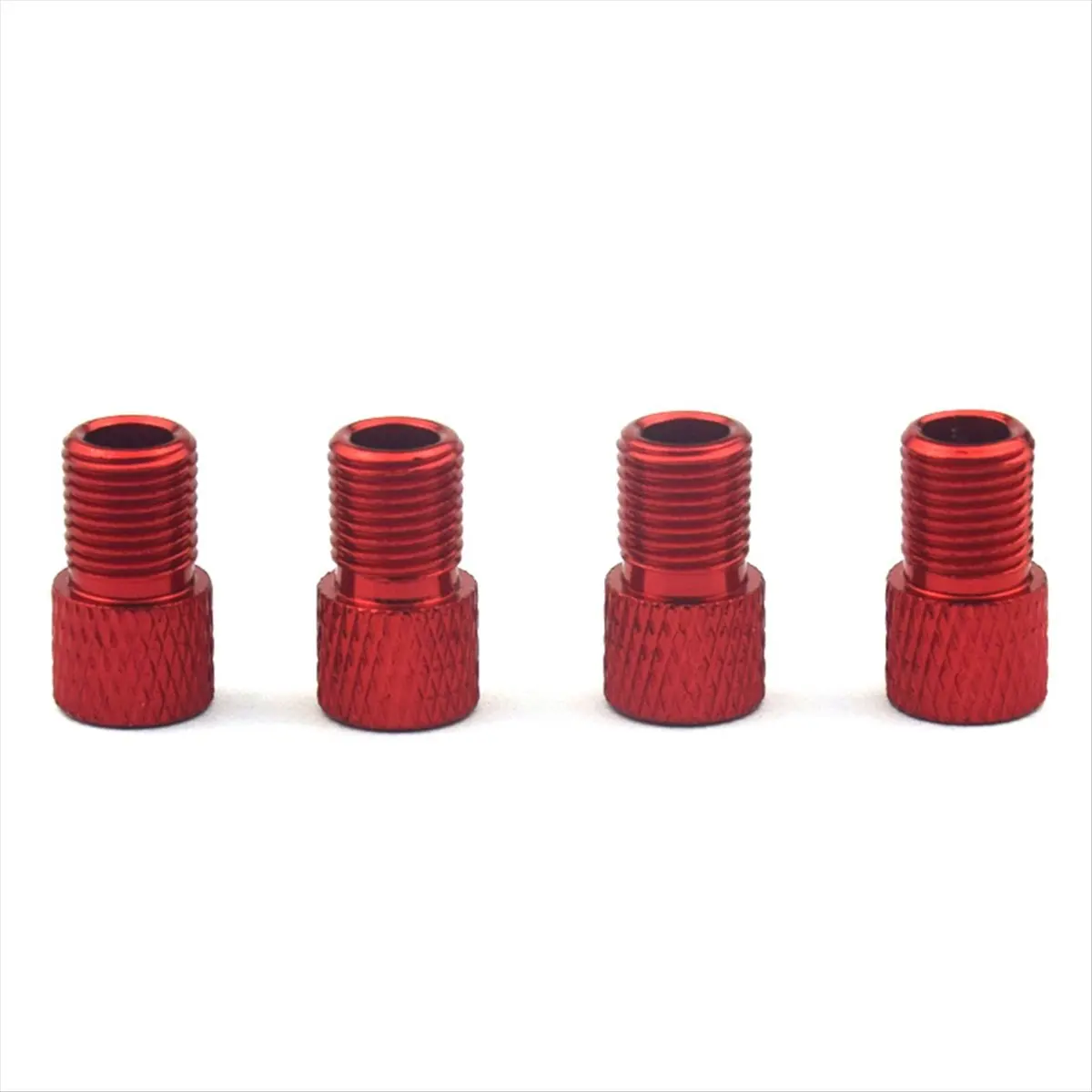 

Адаптер для велосипедного клапана из алюминиевого сплава AD10, подходит для горных и шоссейных велосипедов, аксессуары для велосипедов, красный цвет