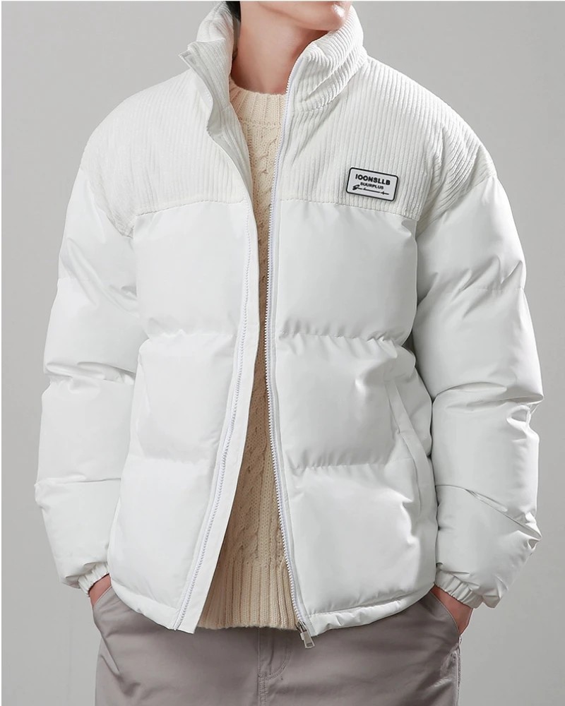 Men's Hooded Cotton-Padded Parkas For Autumn And Winter Student Puffer Jacket Oversize Parka Korean Men's Puffer Jacket Coats