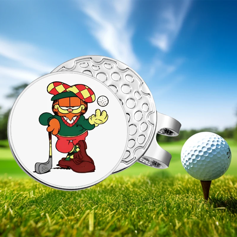 Golf Ball Marker Magnetic Hat Clip Novelty Golf Supplies Accessories Gifts for Golf Lover Friends Baseball Cap Decorative Clips