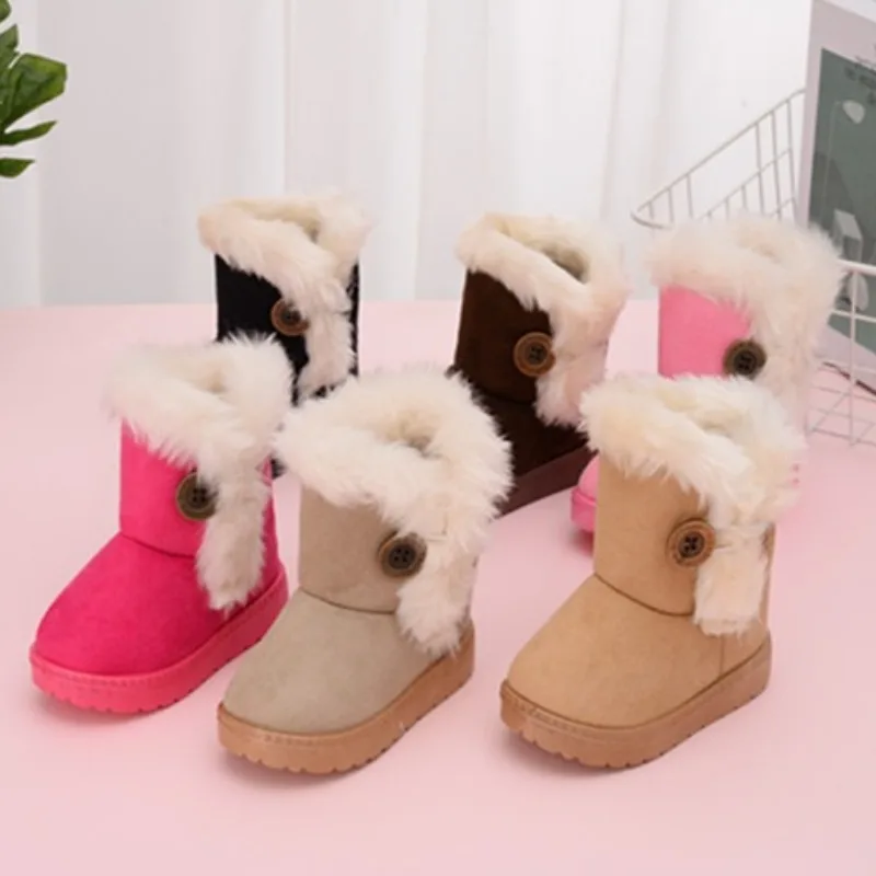 

Winter Child SnowBoot2026New Korean Edition Girl Velvet Boots Fashion Girl Boots Anti slip Versatile Cotton Boot Child ShortBoot