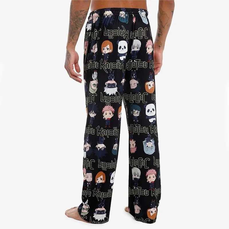 Jujutsu Battle Personalized Full Print Adult Children's Pants Summer Quick Drying Comfortable Lightweight Wide Leg Pants