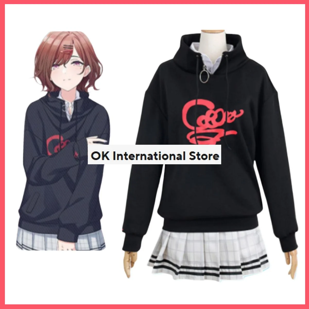 Anime Game The Idolm@Ster Shiny Colors Higuchi Madoka Cosplay Costume Noctchill Wig Hoodies Uniform Man Woman Halloween Suit