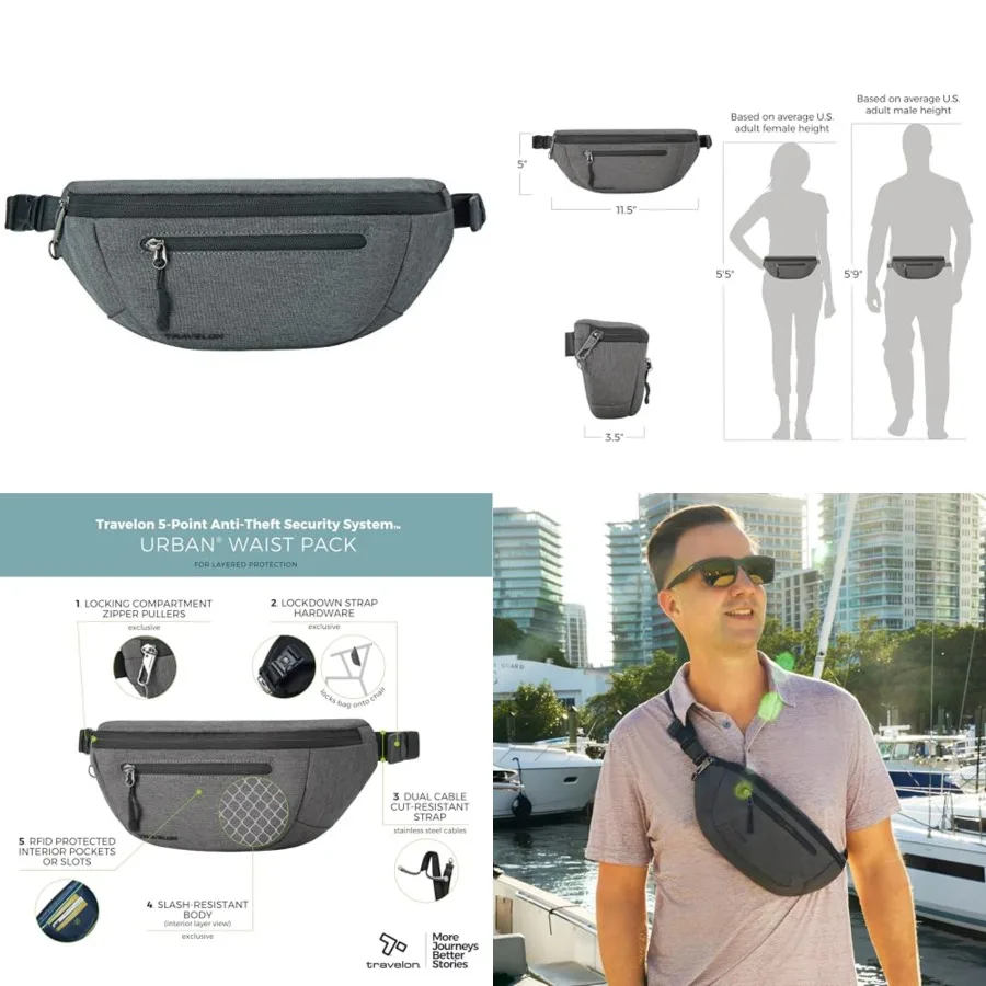 

Anti Theft Urban Waistpack