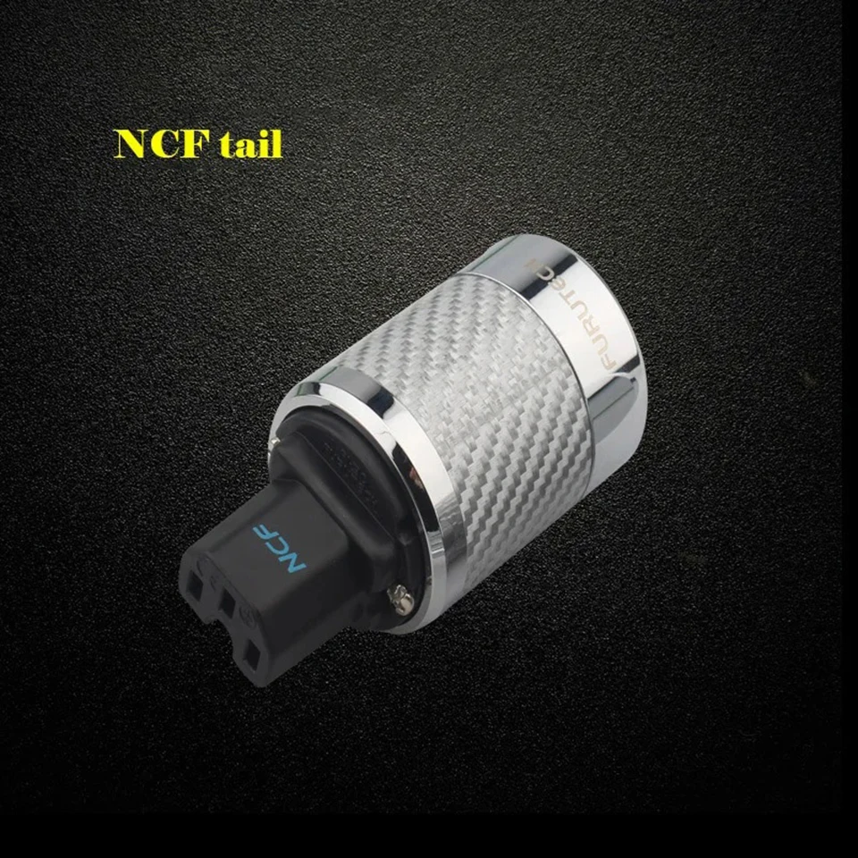 Furutech NCF Rhodium Plating Carbon Fiber AC Power US / EU Plug 15A 125V /10A 250V