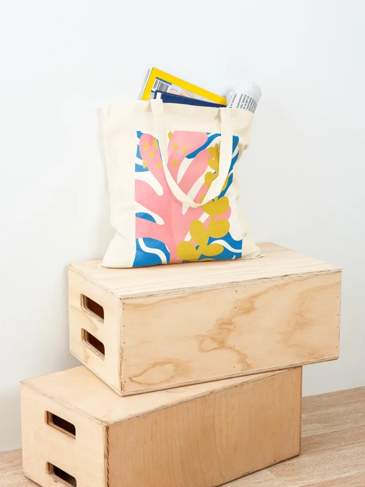 Vibrant bright abstract plants Tote Bag Customizable tote bag shopper bag women canvas Shopper shopper bags