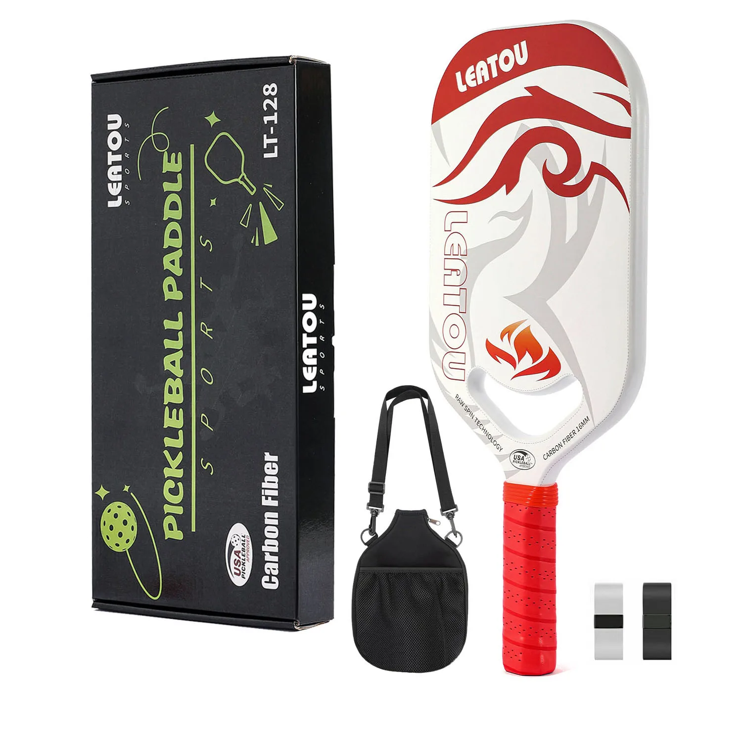 

Pickleball Paddles Graphite Carbon Fiber Peak Racket Hot Usapa Approved Pressing Integrated Forming Honeycomb Pike Racket