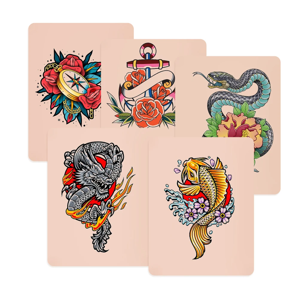 3/5/10/15/30 pcs Tattoo leer Übungs haut rosa Anfänger üben gefälschte Haut Training liefert Tattoo Zubehör