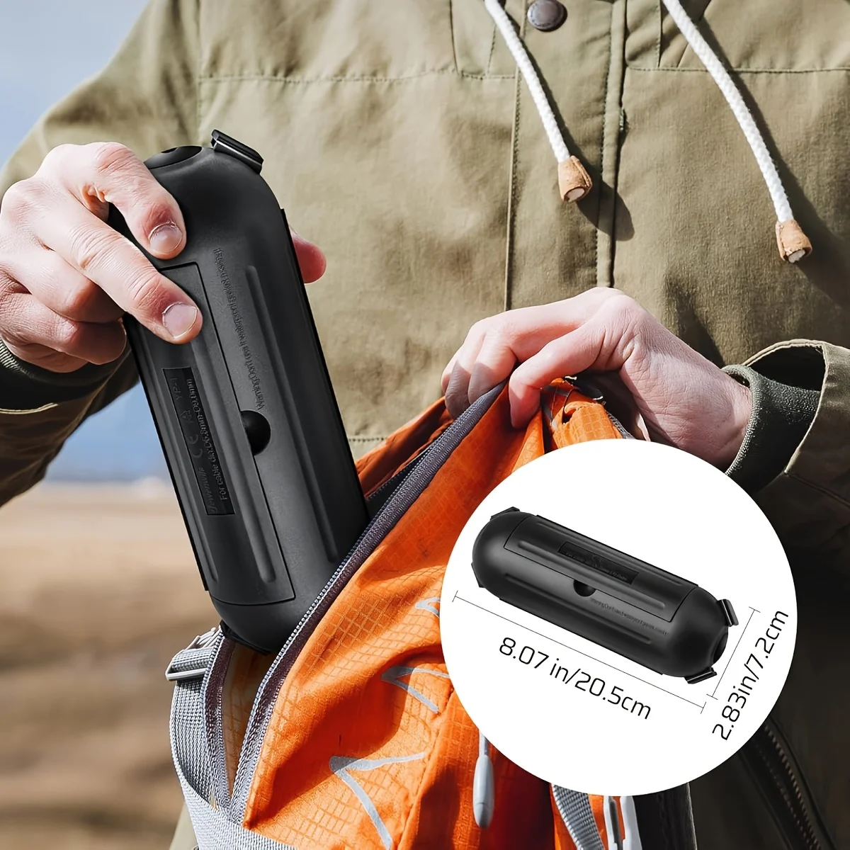 2PCS Compact Outdoor Extension Cord Cover IP44 Waterproof Box & Safety Housing Case - Heavy-Duty Weatherproof Electrical