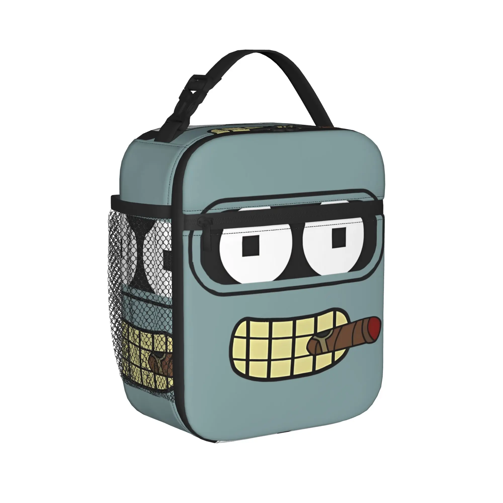 Lunch Box Futuramas Bender Merch Lunch Food Box Caixa térmica com design exclusivo para escola