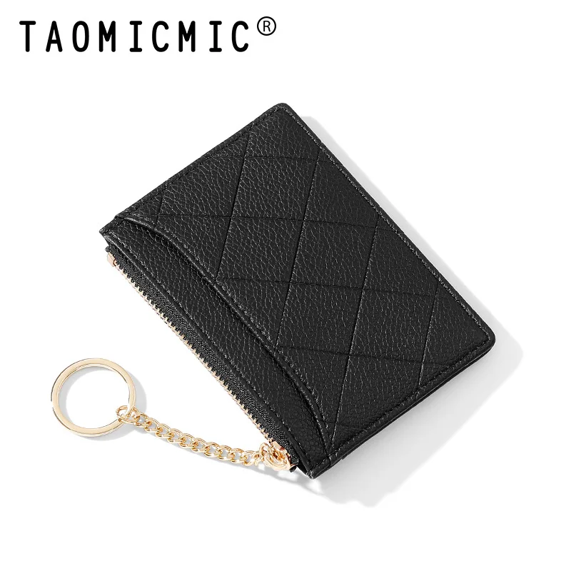 Ladies' leather short zipper wallet,Multi-slot business card and ID card case,student coin purse,monedero,carteira feminina