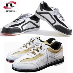 2025 Unisex Bowling Alley Bowling Shoes Size 35-47 Super Fiber Anti Slip Bowling Sneakers Women Men Gym Special Sports Shoes