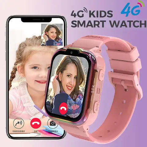 gift For Xiaomi Kids Smart Watch 4G Sim Card SOS LBS Location Call Child SmartWatch Camera Waterproof Watch Phone For Boys Girls